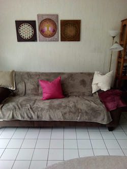Spirituelle Bilder über dem Sofa Spirituelle Bilder über dem Sofa