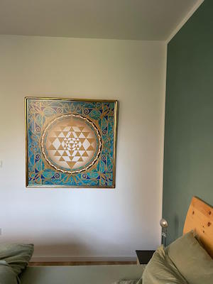 Sri Yantra Bild: Beauty de Universe Sri Yantra Bild: Beauty de Universe
